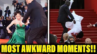 The Most AWKWARD Red Carpet Moments!