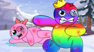 R.I.P Pink: - Pink Say Goodbye Rainbow Friends | | Roblox Rainbow Friends Animation