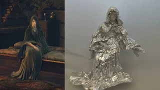 Fia Deathbed Companion - Aluminum Foil Sculpture