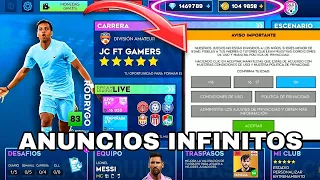 cómo activar los ANUNCIOS en dls 24 PARA SIEMPRE en dream league soccer 2024