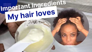 Important Ingredients My Hair Loves | Helps To Stop Breakage, Moisturise n Promotes Hair Growth