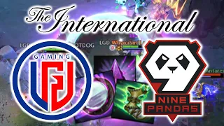 CARRY DARK WILLOW IN PLAYOFFS STAGE !! LGD GAMING vs 9 PANDAS - THE INTERNATIONAL 2023 DOTA 2