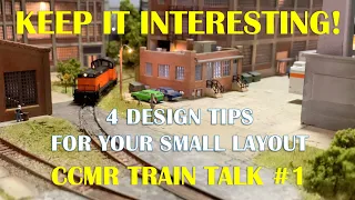 CCMR Train Talk #1: Four Small Layout Features That Work