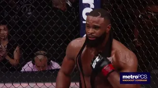 WHEN TYRON WOODLEY RECEIVES THE BLACK BELT