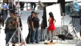 Anahi  Making of Comercial Snickers 22 03 2010