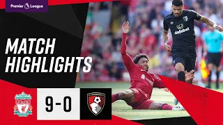 Match highlights | Liverpool 9-0 AFC Bournemouth | Premier League