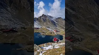 Muntii Fagaras, Balea Lac, Romania. #shortsfeed #shortsvideo #shorts #nature #mountains #peak