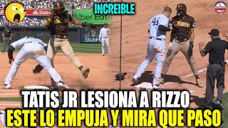 Así Fernando Tatis Jr PATEA sin Querer a Anthony Rizzo Este Se Enoja Lo EMPUJA y MIREN que PASÓ MLB