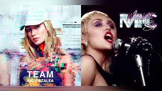 Iggy Azalea & Miley Cyrus - Midnight Team (Mashup)