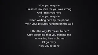 BassHunter - Now you're gone Lyrics/Tekst