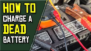 How To Charge a DEAD Car Battery When The Smart Charger Won't Detect It