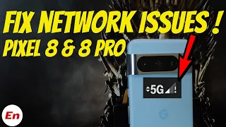 Google Pixel 8,8 Pro & 8a : How to Fix Network Issues; Exclamation Mark, Random Disconnects Etc