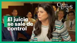 Rómulo provoca la furia de Refugio y Nacho | Corona de lágrimas 2 2/5 | C-60