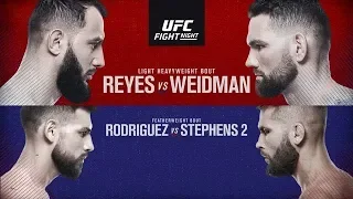 Разбор турнира UFC: Reyes vs. Weidman