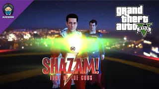 GTA 5 - Shazam and Superman stop Crimes