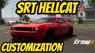 Dodge Challenger SRT HELLCAT Customization + Gameplay ( The Crew 2)