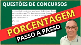 Resolvendo Questões. NÍVEL FUNDAMENTAL. Questões que costumam cair na prova. MATEMÁTICA. PORCENTAGEM