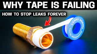 92% of Homeowners Use Teflon Pipe Tape Wrong - Here's Why it Leaks