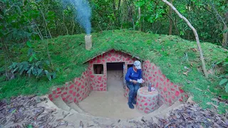 Building an underground house in the wilderness @BeSamReview #asmr