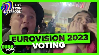 EUROVISION 2023 FINAL VOTING REACTION!