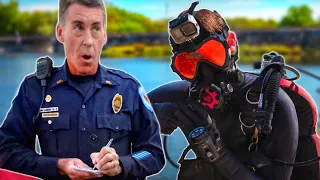 (WOW) Police Scuba Diver Couldn't Believe His Eyes After Finding This In River!!