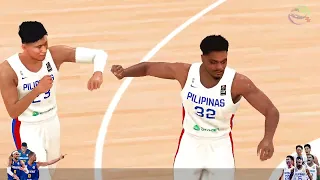 GILAS PILIPINAS vs CAPE VERDE! Thrilling 4th Quarter! Unstoppable Philippines! Simulation