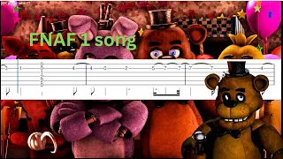 Five Nights at Freddy's 1 song | Guitar TAB