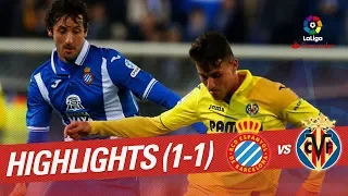 Highlights RCD Espanyol vs Villarreal CF (1-1)