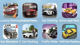 Luxury Parking, Real Car Parking, Car Parking, Drive and Park and More Car Games iPad Gameplay