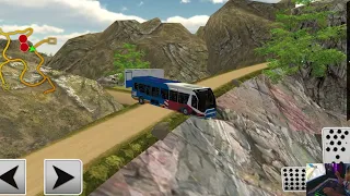 Most dangerous mountain roads bus and truck driving skills, fastest heavy equipment operator ep15