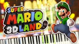 Super Mario 3D Land - Castle Theme Piano Tutorial Synthesia