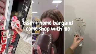 b&m and home bargains come shop with me❤️‍🔥⚡️