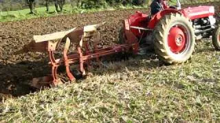 Vintage Ploughing MF Style