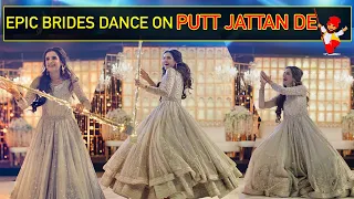 Best Pakistani Punjabi Wedding Dance | Bride's Surprise Dance On Putt Jattan De | @ayshaafaraz