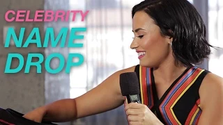 Demi Lovato Plays Celebrity Name Drop