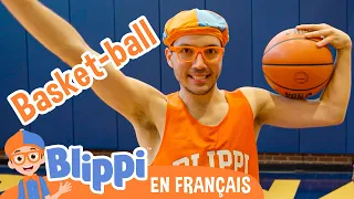 Blippi fait du basket-ball ! | Blippi en français | Vidéos éducatives pour enfants