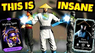 MK Mobile. Klassic Raiden + Wailing Spirit STEALS ALL THE POWER. This is RIDICULOUS!