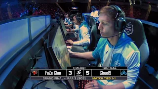 Cloud9 vs FaZe at ELEAGUE Major 2018 Grand Finals Map 3