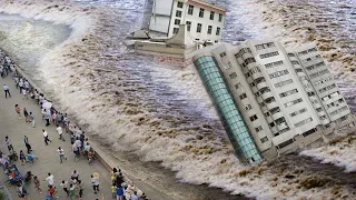 Biggest Tsunami Caught On Camera #15