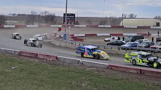 Chase Weimer 3.23.24 IMCA Modified Heat Race Beatrice Speedway