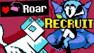 Do Bosses Get TIRED and Recruitable if You Use a Roar? [Deltarune chapter 2]