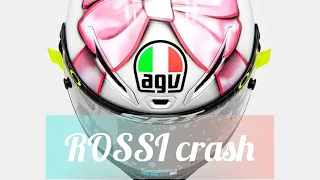 ROSSI crash at San Marino GP 2021