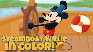 Drawing Steamboat Willie in Color!