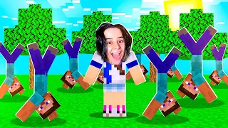 fiz 1000 Fãs jogarem minecraft de Cabeça para Baixo!