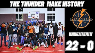 THE NAIROBI CITY THUNDER MAKE HISTORY, UNBEATEN SEASON, PERFECT 22-0 RECORD - KENYAN BASKETBALL