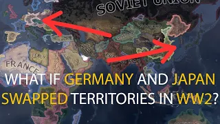 What if Germany and Japan swapped territories and puppets in WW2? - HOI4 Timelapse