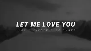 justin bieber & dj snake - let me love you | slowed & reverb (lyrics)