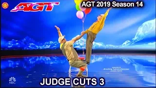 Edson & Leon 54 and 84 yo balancing duo UNBELIEVABLE | America's Got Talent 2019 Judge Cuts