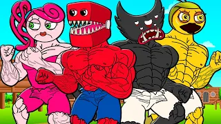 ALL SERIES EVOLUTION OF MUSCLE POPPY PLAYTIME! Cartoon Animation