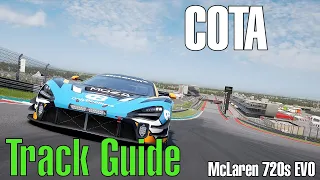 Track Guide - Circuit Of The Americas (COTA) ACC 1.9.5 / McLaren 720s EVO - Pitskill.io